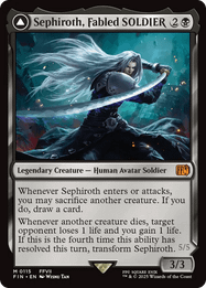Sephiroth, Fabled SOLDIER // Sephiroth, One-Winged Angel