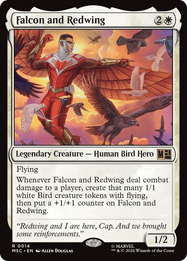 Falcon and Redwing