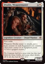 Dwalin, Weaponmaster