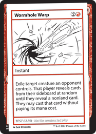 Wormhole Warp