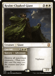 Realm-Cloaked Giant // Cast Off