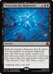 Overwrite the Multiverse