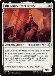 The Duke, Rebel Sentry