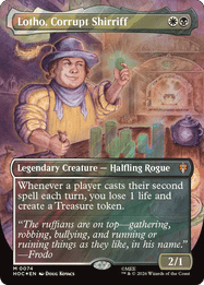 Lotho, Corrupt Shirriff