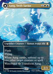 Aang, Swift Savior // Aang and La, Ocean's Fury
