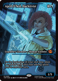 April O'Neil, Hacktivist