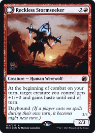 Reckless Stormseeker // Storm-Charged Slasher