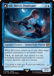 Jill, Shiva's Dominant // Shiva, Warden of Ice