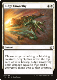 Judge Unworthy