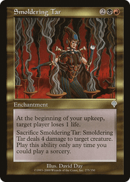 Smoldering Tar