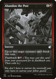 Abandon the Post