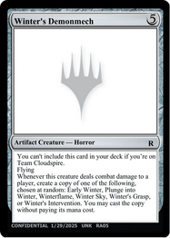 Winter's Demonmech