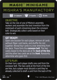 Mishra's Manufactory // Mishra's Manufactory (cont'd)