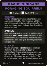Foraging Squirrels // Foraging Squirrels (cont'd)