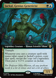 Jackal, Genius Geneticist