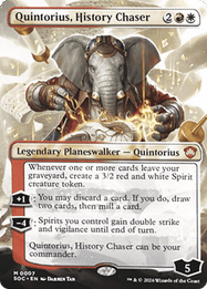 Quintorius, History Chaser