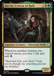 Davvol, Evincar of Rath