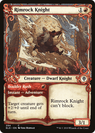 Rimrock Knight // Boulder Rush