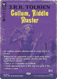 Gollum, Riddle Master