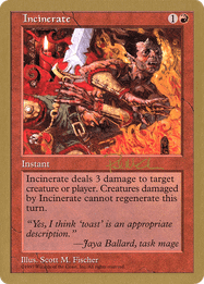 Incinerate