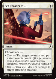 Set Phasers to . . .