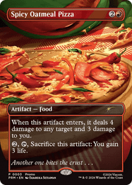 Spicy Oatmeal Pizza