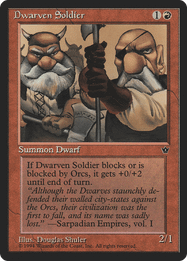 Dwarven Soldier