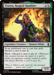 Titania, Rugged Rumbler