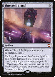 Threefold Signal