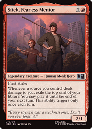 Stick, Fearless Mentor