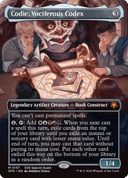 Codie, Vociferous Codex