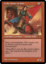 Lu Bu, Master-at-Arms