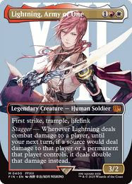 Lightning, Army of One
