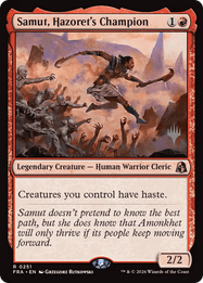 Samut, Hazoret's Champion