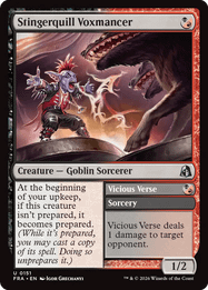 Stingerquill Voxmancer // Vicious Verse