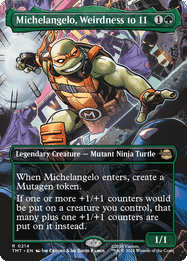 Michelangelo, Weirdness to 11