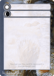 Double-Faced Substitute Card