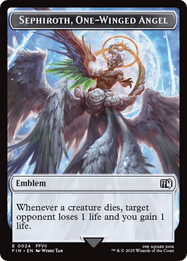 Sephiroth, One-Winged Angel Emblem