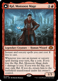 Ral, Monsoon Mage // Ral, Leyline Prodigy