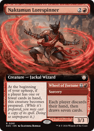 Naktamun Lorespinner // Wheel of Fortune