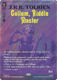 Gollum, Riddle Master