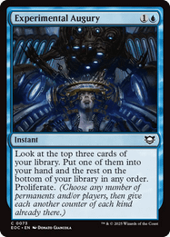 Experimental Augury