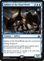 Sphinx of the Final Word
