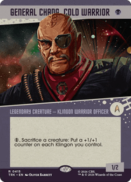 General Chang, Cold Warrior
