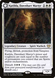 Katilda, Dawnhart Martyr // Katilda's Rising Dawn