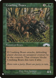 Crashing Boars