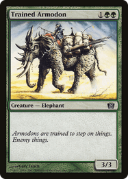 Trained Armodon
