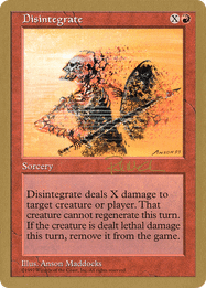 Disintegrate