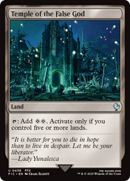 Temple of the False God