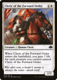 Cleric of the Forward Order